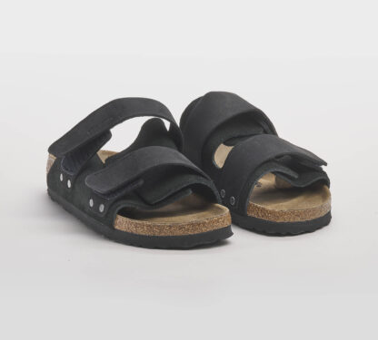 BIRKENSTOCK DONNA CIABATTA ANATOMICA CIABATTA 2 FASCE STRAPPO NERO 36, 37-2, 38-2, 39-2, 40, 41-2, 43-2, 44-2, 45-2 immagine n. 3/5