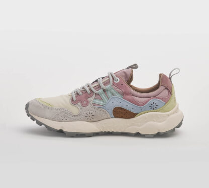 FLOWER MOUNTAIN DONNA Donna SNEAKERS RUNNING BEIGE ROSA 36, 38-2, 39-2, 40 immagine n. 2/5