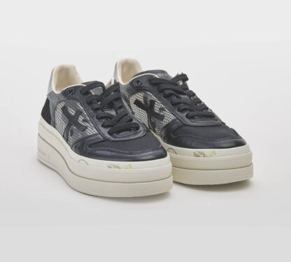 premiata DONNA Donna SNEAKERS MICOL RETE NERO 36, 37-2, 38-2, 39-2, 40, 41-2 immagine n. 3/5