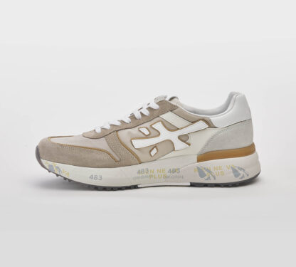 premiata UOMO CALZATURE SNEAKERS MICK BEIGE NOCCIOLA 40, 41-2, 42, 43-2, 44-2, 45-2, 46-2 immagine n. 2/5