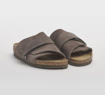 BIRKENSTOCK DONNA CIABATTA ANATOMICA KYOTO SUEDE LEATHER & NABUCH CONCRETE GRAY 36, 37-2, 38-2, 39-2, 40, 41-2, 42, 43-2, 44-2, 45-2 immagine n. 3/5