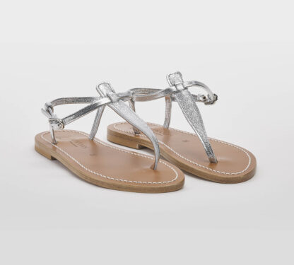k.jacques DONNA Donna SANDALO INFRADITO ARGENTO 36, 37-2, 38-2, 39-2, 40, 41-2 immagine n. 3/5