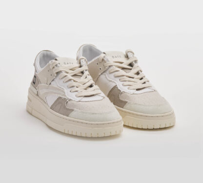 D.A.T.E UOMO CALZATURE SNEAKERS CANVAS BEIGE 40, 41-2, 42, 43-2, 44-2, 45-2 immagine n. 3/5
