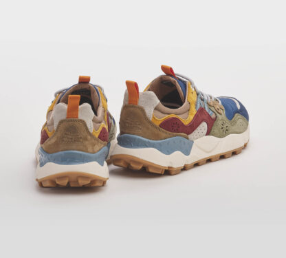FLOWER MOUNTAIN UOMO CALZATURE SNEAKERS RUNNING MULTICOLOR BLU 41-2, 42, 43-2, 44-2, 45-2 immagine n. 3/5