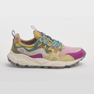 FLOWER MOUNTAIN DONNA Donna SNEAKERS RUNNING MULTICOLOR GIALLO 36, 37-2, 38-2, 39-2, 40, 41-2 immagine n. 1/5