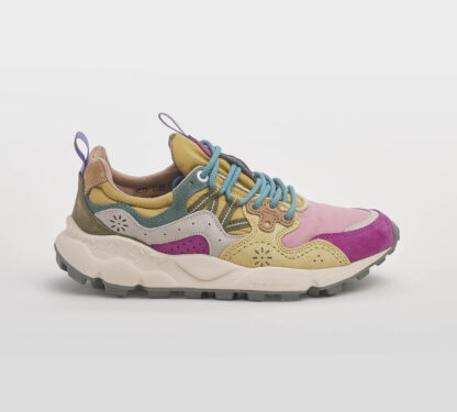 FLOWER MOUNTAIN DONNA Donna SNEAKERS RUNNING MULTICOLOR GIALLO 36, 37-2, 38-2, 39-2, 40, 41-2 immagine n. 1/5