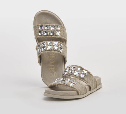 PEDRO GARCIA DONNA Donna CIABATTA 2 FASCE YUTA SWAROVSKI 36, 37-2, 38-2, 39-2, 40, 41-2 immagine n. 5/5
