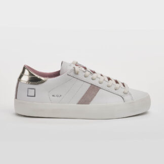 D.A.T.E DONNA Donna SNEAKERS PELLE BIANCO ROSA ORO 36, 37-2, 38-2, 39-2, 40, 41-2 immagine n. 1/5