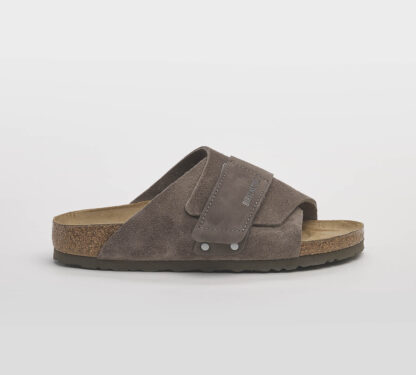 BIRKENSTOCK DONNA CIABATTA ANATOMICA KYOTO SUEDE LEATHER & NABUCH CONCRETE GRAY 36, 37-2, 38-2, 39-2, 40, 41-2, 42, 43-2, 44-2, 45-2 immagine n. 1/5