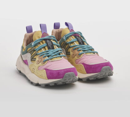 FLOWER MOUNTAIN DONNA Donna SNEAKERS RUNNING MULTICOLOR GIALLO 36, 37-2, 38-2, 39-2, 40, 41-2 immagine n. 3/5