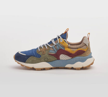 FLOWER MOUNTAIN UOMO CALZATURE SNEAKERS RUNNING MULTICOLOR BLU 41-2, 42, 43-2, 44-2, 45-2 immagine n. 2/5