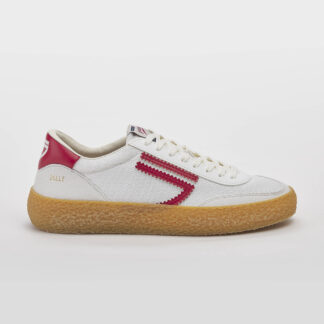 PURAI UOMO CALZATURE SNEAKERS BIANCO ROSSO 40, 41-2, 42, 43-2, 44-2, 45-2 immagine n. 1/5