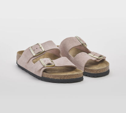 BIRKENSTOCK UNISEX CIABATTA ANATOMICA CIABATTA 2 FASCE CAMOSCIO ROSA 35, 36, 37-2, 38-2, 39-2, 40, 41-2 immagine n. 3/5