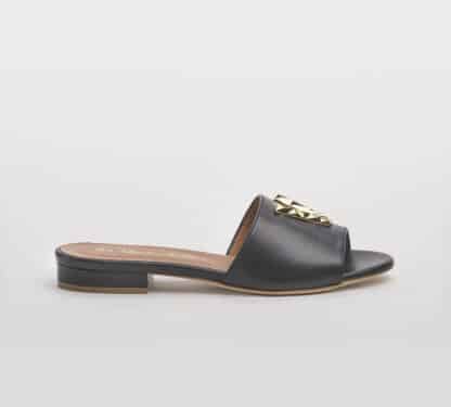 VIA ROMA 15 DONNA Donna CIABATTA  PELLE NERO 37-2, 38-2, 39-2, 40, 41-2 immagine n. 1/5