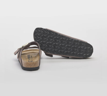 BIRKENSTOCK UNISEX CALZATURE CIABATTA 2 FASCE NABUK LEATHER FADED PURPLE 36, 37-2, 39-2, 40, 41-2, 38-2 immagine n. 5/5