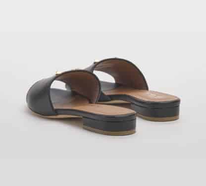 VIA ROMA 15 DONNA Donna CIABATTA  PELLE NERO 37-2, 38-2, 39-2, 40, 41-2 immagine n. 4/5