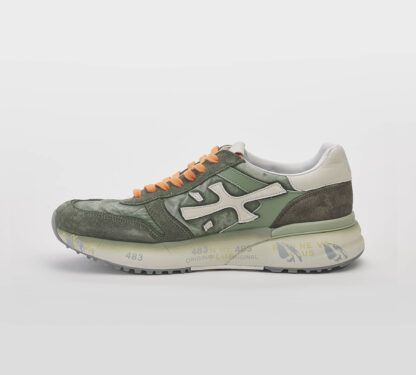 premiata UOMO CALZATURE SNEAKERS MICK MILITARE OLIVA 40, 41-2, 42, 43-2, 44-2, 45-2, 46-2 immagine n. 2/5