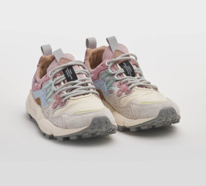 FLOWER MOUNTAIN DONNA Donna SNEAKERS RUNNING BEIGE ROSA 36, 38-2, 39-2, 40 immagine n. 3/5