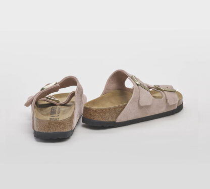 BIRKENSTOCK UNISEX CIABATTA ANATOMICA CIABATTA 2 FASCE CAMOSCIO ROSA 35, 36, 37-2, 38-2, 39-2, 40, 41-2 immagine n. 4/5
