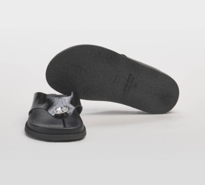 PEDRO GARCIA DONNA Donna INFRADITO NAPLAK NERO GIOIELLO 36, 37-2, 38-2, 39-2, 40, 41-2 immagine n. 4/5