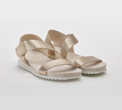 PEDRO GARCIA DONNA Donna SANDALO LAMINATO ORO ROSA 36, 37-2, 38-2, 39-2, 40, 41-2 immagine n. 3/5