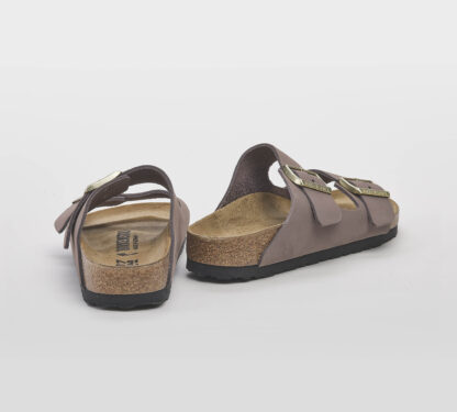 BIRKENSTOCK UNISEX CALZATURE CIABATTA 2 FASCE NABUK LEATHER FADED PURPLE 36, 37-2, 39-2, 40, 41-2, 38-2 immagine n. 4/5