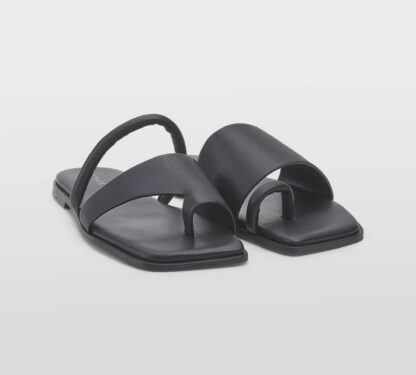 VIC MATIE' DONNA Donna INFRADITO  ASSIMETRICO PELLE NERO 36, 37-2, 38-2, 39-2, 40, 41-2 immagine n. 3/5