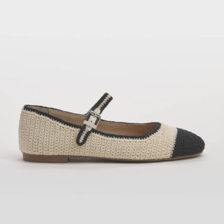BIBI LOU DONNA Donna BALLERINA CROCHET CREMA 36, 38-2, 39-2, 41-2 immagine n. 1/5