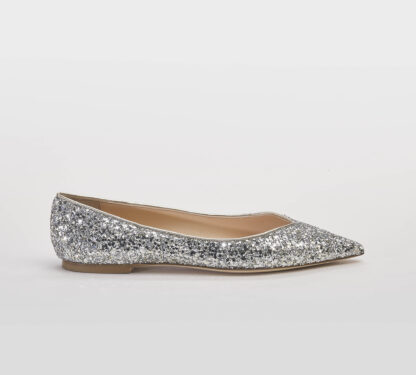 PROSPERINE DONNA Donna BALLERINA GLITTER PLATINO 36, 37-2, 38-2, 38, 39-2, 40, 41-2 immagine n. 1/5
