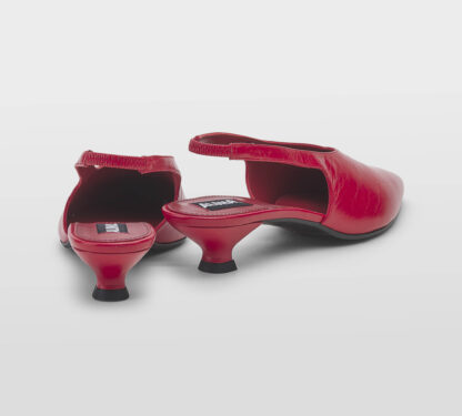 ALOHAS DONNA Donna SLINGBACK PELLE ROSSO 36, 37-2, 38-2, 39-2, 40, 41-2 immagine n. 4/5