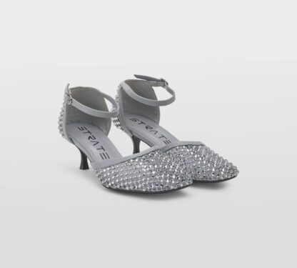 STRATEGIA DONNA Donna SANDALO CROCHET ARGENTO CON SWAROVSKY 36, 38-2, 39-2, 40, 41-2 immagine n. 3/5