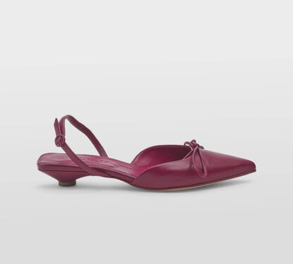 POMME D'OR DONNA CALZATURE CHANEL FIOCCO IN NAPPA LAMPONE 37, 38-2, 38, 39-2, 40, 41-2 immagine n. 1/5