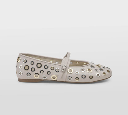 steve madden DONNA Donna BALLERINA PELLE CIPRIA BORCHIE 35-2, 36, 37-2, 37, 38-2, 38, 39-2, 40, 41-2 immagine n. 1/5