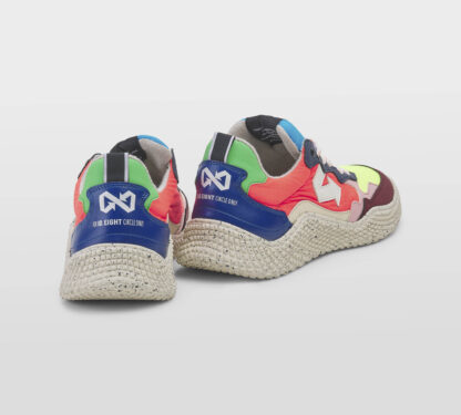 ID.EIGHT UNISEX Unisex SNEAKERS MULTI TROPICAL 41-2, 42, 43-2, 44-2, 45-2 immagine n. 4/5