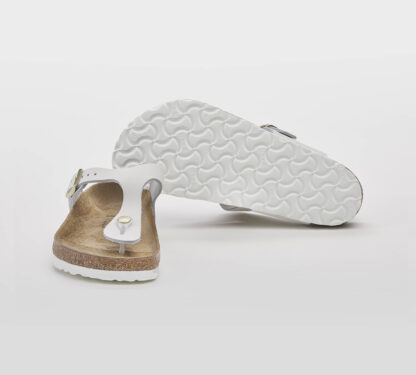 BIRKENSTOCK UNISEX INFRADITO ANATOMICO INFRADITO GIZEH PELLE BIANCO 36, 38-2, 39-2, 40, 41-2, 37-2 immagine n. 5/5