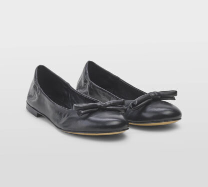 POMME D'OR DONNA Donna BALLERINA FIOCCCO NAPPA NERO 36, 37-2, 37, 38-2, 38, 39-2, 40, 41-2 immagine n. 3/5