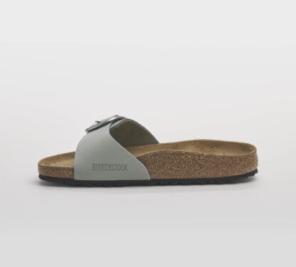 BIRKENSTOCK DONNA CIABATTA ANATOMICA MADRID BIG BUCKLE NABUCK PURE SAGE 35, 36, 37-2, 38-2, 39-2, 40, 41-2 immagine n. 2/5