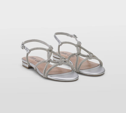 BIBI LOU DONNA Donna SANDALO ARGENTO SWAROVSKY 36, 37-2, 38-2, 39-2, 40, 41-2 immagine n. 3/4