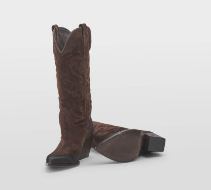 ELENA iachi DONNA Donna TEXANO CAMOSCIO MOKA-WASH 36, 37-2, 39-2, 40, 41-2 immagine n. 5/5