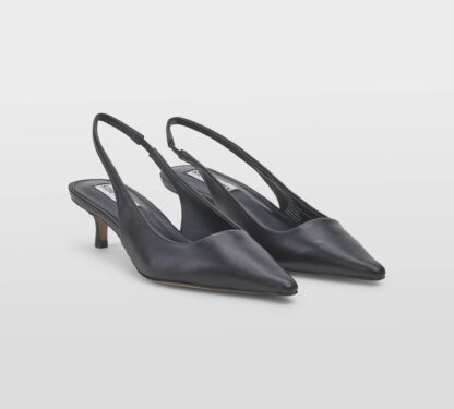 steve madden DONNA CALZATURE SLINGBACK PELLE NERO 35-2, 36, 37, 38-2, 38, 39-2, 40, 41-2 immagine n. 3/5