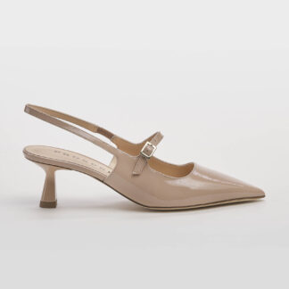 PROSPERINE DONNA CALZATURE SLING BACK VERNICE CIPRIA 36, 37-2, 38-2, 38, 39-2, 40, 41-2 immagine n. 1/5