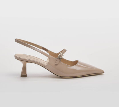 PROSPERINE DONNA CALZATURE SLING BACK VERNICE CIPRIA 36, 37-2, 38-2, 38, 39-2, 40, 41-2 immagine n. 1/5