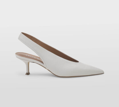 LELLA BALDI DONNA CALZATURE SLINGBACK PELLE OFF WHITE 36, 37-2, 37, 38-2, 38, 39-2 immagine n. 1/5