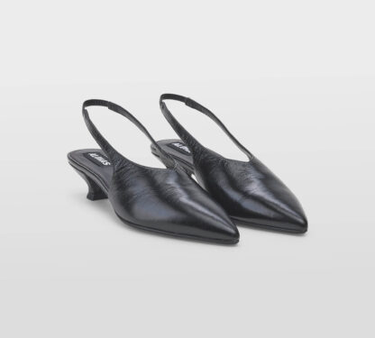 ALOHAS DONNA Donna SLINGBACK PELLE NERO 36, 37-2, 38-2, 39-2, 40, 41-2 immagine n. 3/5