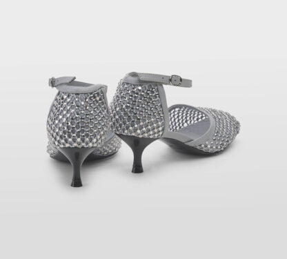 STRATEGIA DONNA Donna SANDALO CROCHET ARGENTO CON SWAROVSKY 36, 38-2, 39-2, 40, 41-2 immagine n. 4/5