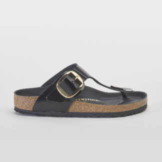 BIRKENSTOCK DONNA Donna GIZEG BIG BUCKLE SPAZZOLATO NERO 35, 36, 37-2, 38-2, 39-2, 40, 41-2 immagine n. 1/4