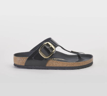 BIRKENSTOCK DONNA Donna GIZEG BIG BUCKLE SPAZZOLATO NERO 35, 36, 37-2, 38-2, 39-2, 40, 41-2 immagine n. 1/4