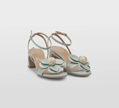 A.BOCCA DONNA Donna SANDALO FIORE ACQUAMARINA 36, 37-2, 38-2, 38, 39-2, 40 immagine n. 3/5