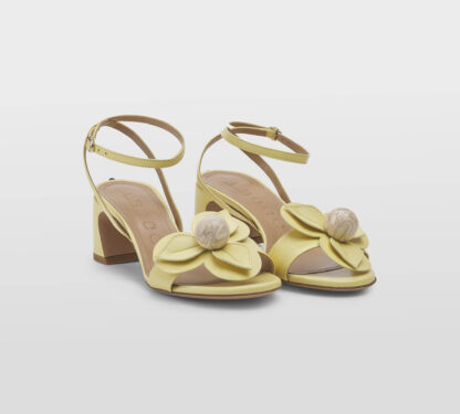 A.BOCCA DONNA Donna SANDALO FIORE GIALLO BANANA 36, 37-2, 38-2, 39-2, 40, 41-2 immagine n. 3/5