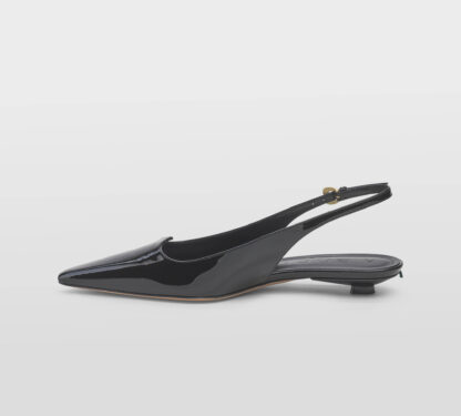 A.BOCCA DONNA CALZATURE SLINGBACK VERNICE NERO 37-2, 38-2, 38, 39-2, 40, 41-2 immagine n. 2/5